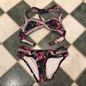 PINK bikini top & bottom